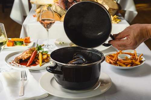 moules - frites/mussels - French fries